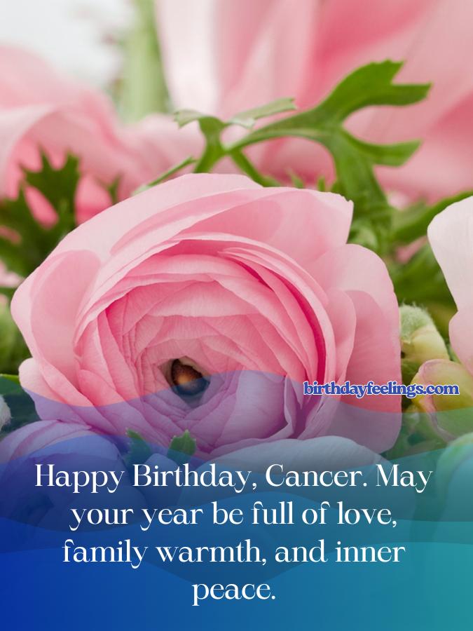 Cancer Birthday Wishes and Messages Zodiac Birthday Wishes Cancer Birthday Wishes and Messages